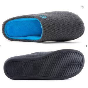 Rock Dove Mens Original Two-Tone Memory Foam Slipper House Shoe Size 10.5 New